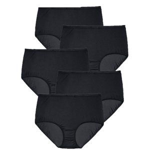 Buy Comfort Choice Women's Plus Size 5-Pack Nylon Full-Cut Brief Underwear  Online at desertcartKUWAIT